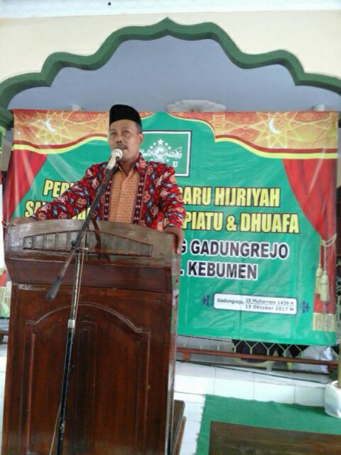 SANTUNAN BAGI ANAK YATIM PIATU DAN ORANG JOMPO DESA GADUNGREJO KEC. KLIRONG KEBUMEN