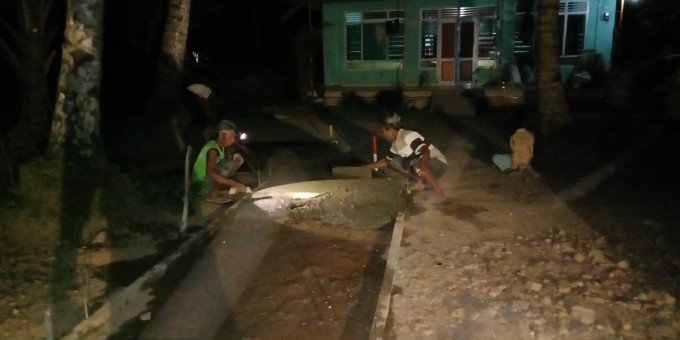 PEMBANGUNAN JALAN SETAPAK DESA BENDOGARAP