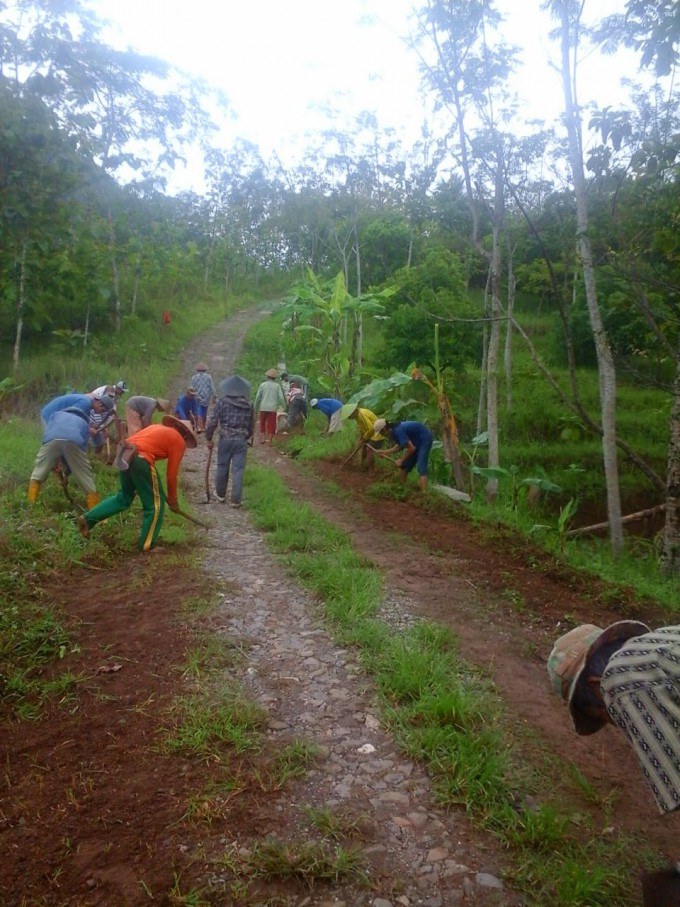 KEGIATAN PADAT KARYA TUNAI (PKT) DESA SEBORO SADANG